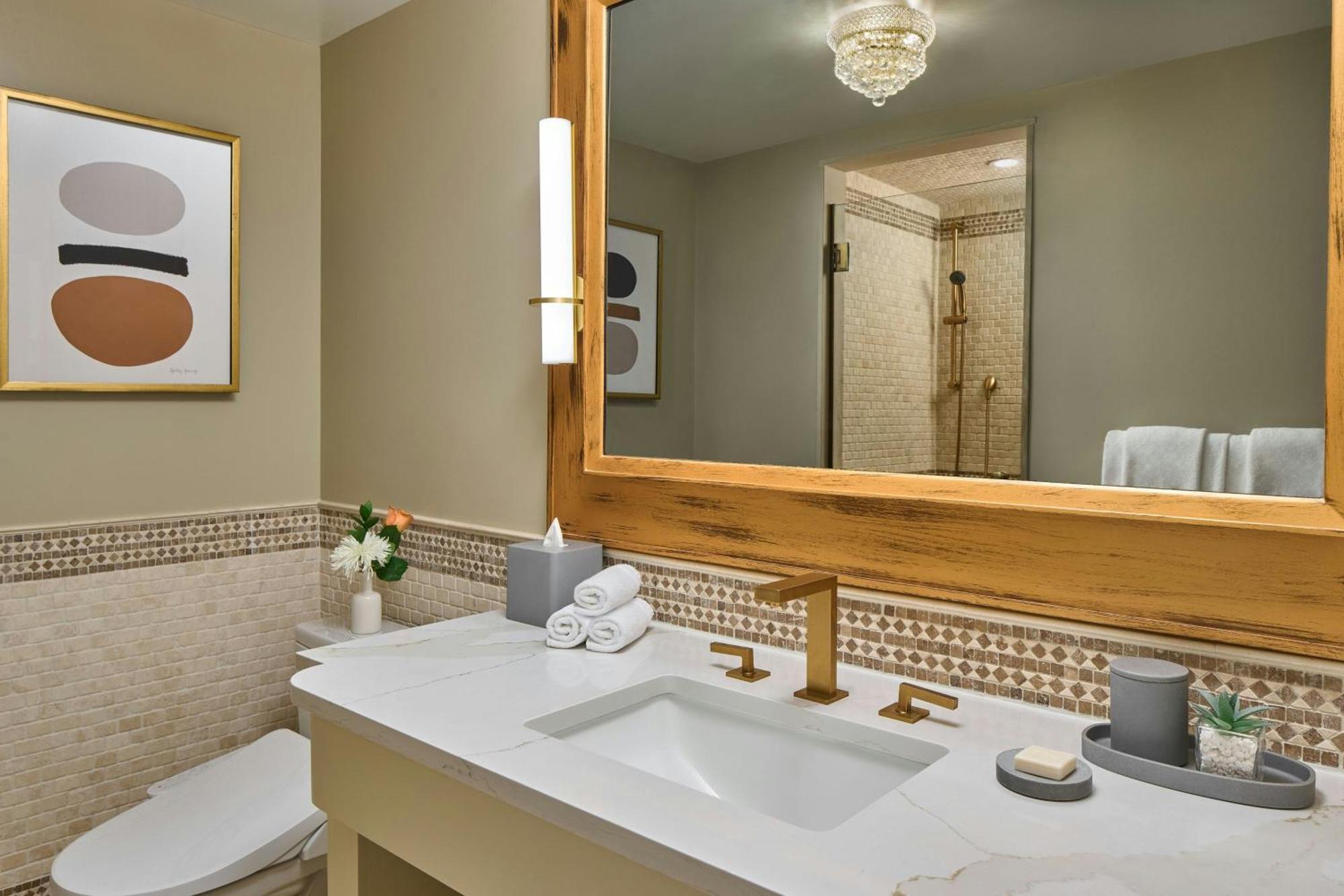 Superior King Room Interior View Roll Shower Mobility Hearing Accessible